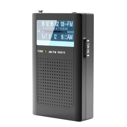 R06 Small FM/AM Pointer Frequency Adjustment Radios With Antenna Pocket Retro Radio, R06