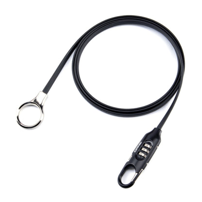 PL3001 Bicycle Mountain Bike Portable Anti-theft Password Cable Lock, Password Cable Lock(Black)