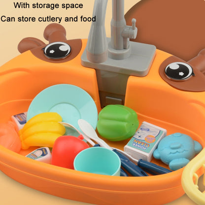 Children Kitchen Toys Electric Circulating Water Dishwasher, Panda, Yellow Duck, Yellow, Blue, Pink, Giraffe, Dinosaur