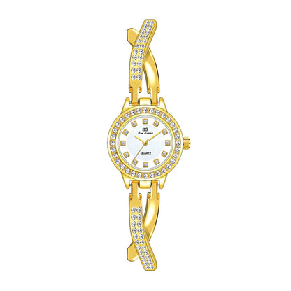 BS Bee Sister FA1531  Butterfly Cross Full Diamond Ladies Watch Bracelet Watches, Gold, Silver, Rose Gold
