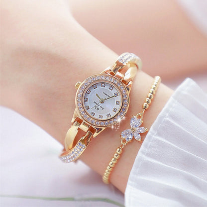 BS Bee Sister FA1531  Butterfly Cross Full Diamond Ladies Watch Bracelet Watches, Gold, Silver, Rose Gold