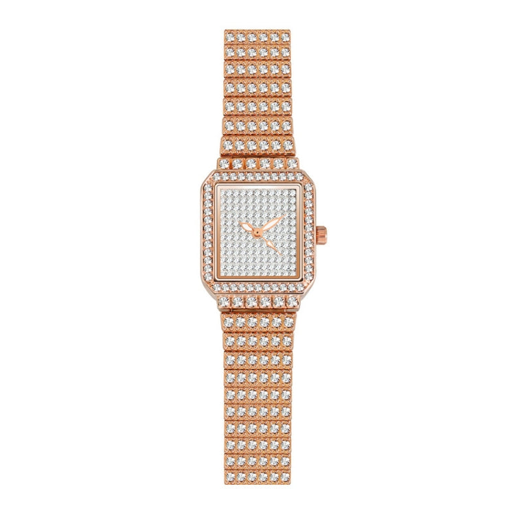 BS Bee Sister F0510B  Ladies Diamond Watch Jewelry Chain Watch, Rose Gold, Gold, Silver