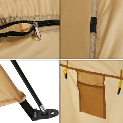 Changing Tent Shower Beach Tent Outdoor Awning, Yellow, Blue