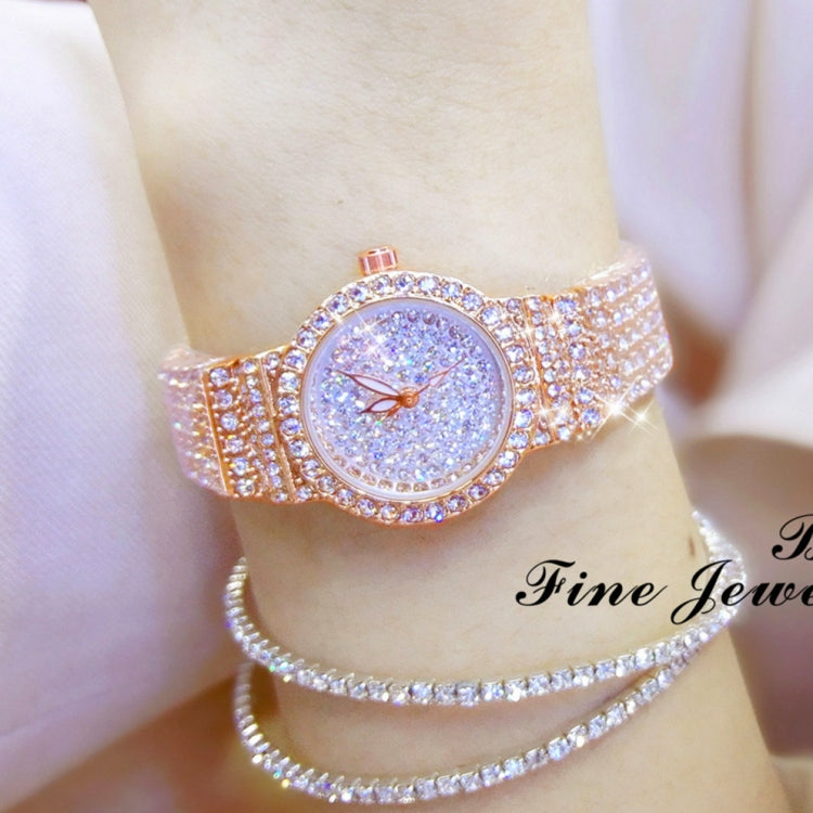 BS Bee Sister  FA1101 Women Chain Watch Starry Diamonds Wrist watch, Rose Gold Diamonds Surface, Golden Diamonds Surface, Silver Diamonds Surface, Rose Gold Scale  Surface, Silver  Scale  Surface, Golden  Scale  Surface