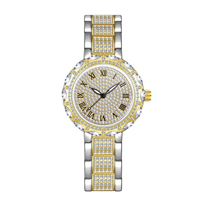 BS Bee Sister  FA1499 Ladies Diamond Watch Jewelry Chain Watch, Gold, Silver, Rose Gold, Silver Golden