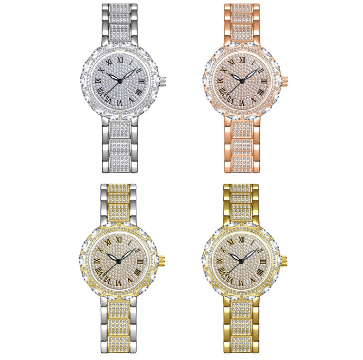 BS Bee Sister  FA1499 Ladies Diamond Watch Jewelry Chain Watch, Gold, Silver, Rose Gold, Silver Golden