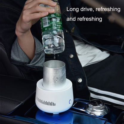 Car Mini Refrigerator Portable Household Freezer Refrigeration Cup, White