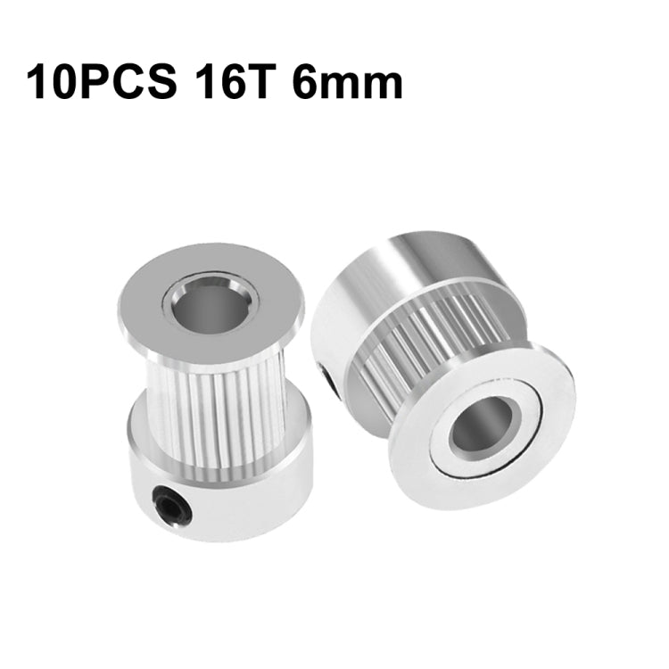 10 PCS GT2 3D Printer Synchronous Wheel Transmission Leather Pulley, 20 Tooth 5mm, 20 Tooth 6.35mm, 20 Tooth 8mm, 16 Tooth 6mm, 20 Tooth 4mm Black, 20 Tooth 5mm Black, 20 Tooth 8mm Black