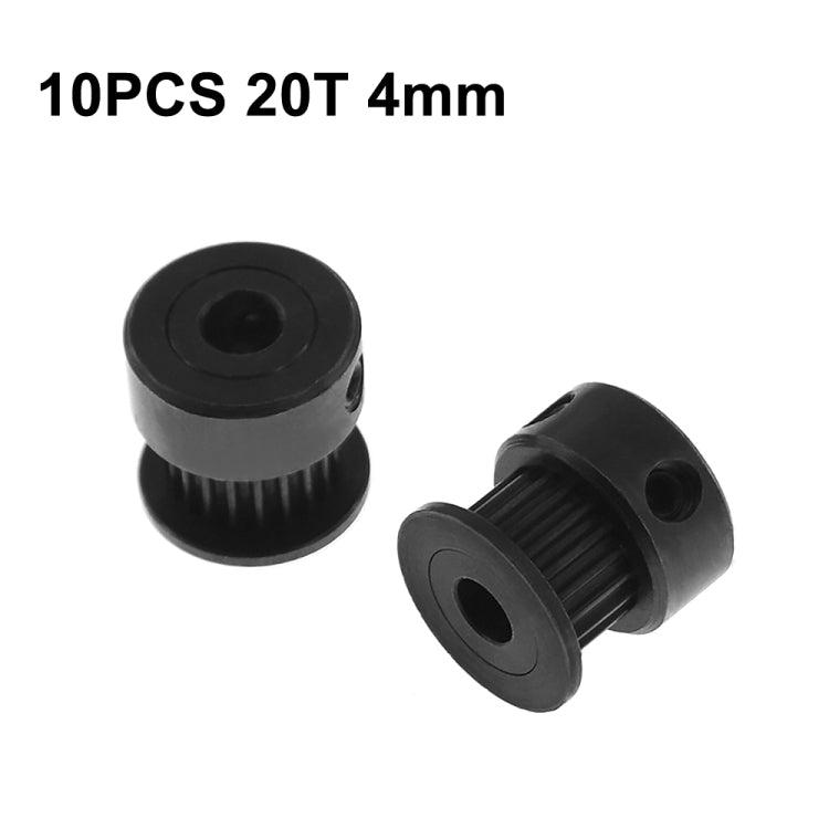 10 PCS GT2 3D Printer Synchronous Wheel Transmission Leather Pulley, 20 Tooth 5mm, 20 Tooth 6.35mm, 20 Tooth 8mm, 16 Tooth 6mm, 20 Tooth 4mm Black, 20 Tooth 5mm Black, 20 Tooth 8mm Black