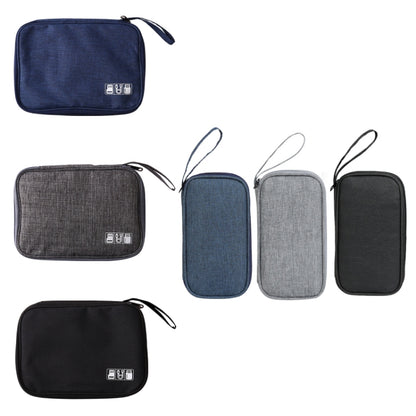 Power Hard Drive Digital Accessories Dustproof Storage Bag, Style:, Data Cable Bag (Navy), Data Cable Bag (Gray), Data Cable Bag (Black), Power Bank Bag (Blue), Power Bank Bag (Gray), Power Bank Bag (Black)