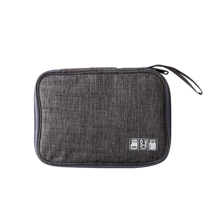 Power Hard Drive Digital Accessories Dustproof Storage Bag, Style:, Data Cable Bag (Navy), Data Cable Bag (Gray), Data Cable Bag (Black), Power Bank Bag (Blue), Power Bank Bag (Gray), Power Bank Bag (Black)