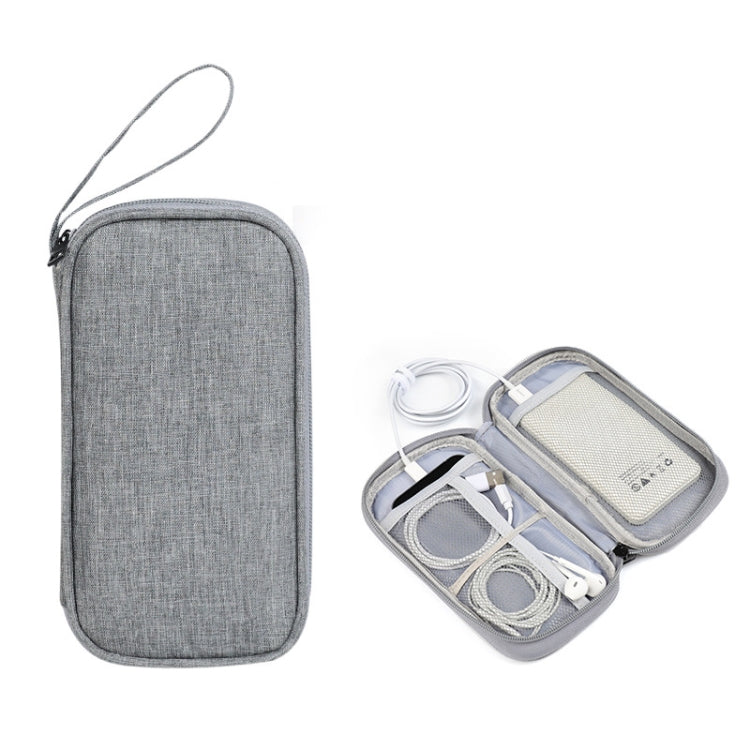 Power Hard Drive Digital Accessories Dustproof Storage Bag, Style:, Data Cable Bag (Navy), Data Cable Bag (Gray), Data Cable Bag (Black), Power Bank Bag (Blue), Power Bank Bag (Gray), Power Bank Bag (Black)