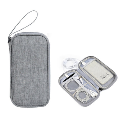 Power Hard Drive Digital Accessories Dustproof Storage Bag, Style:, Data Cable Bag (Navy), Data Cable Bag (Gray), Data Cable Bag (Black), Power Bank Bag (Blue), Power Bank Bag (Gray), Power Bank Bag (Black)