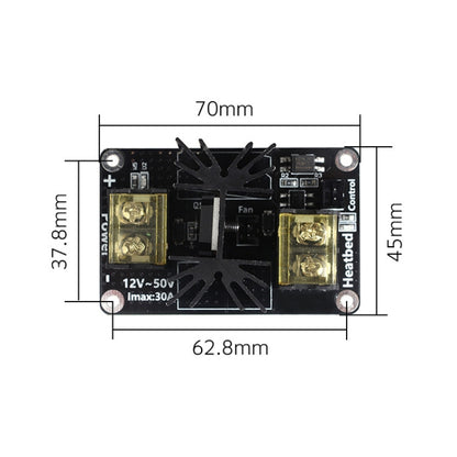 3D Printer Motherboard High Power Hot Bed Module MOS Tube Power Expansion, Module