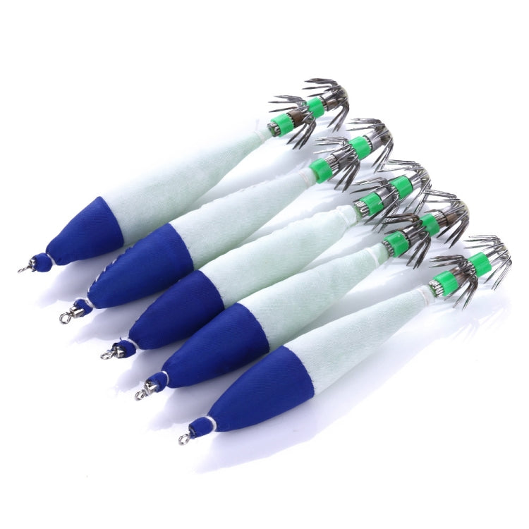 5 PCS / Bag HENGJIA SJ001 Luminous Explosion Squid Hook Deep Sea Fishing Fake Bait, SJ001 (1), SJ001 (2), SJ001 (3), SJ001 (4), SJ001 (5)