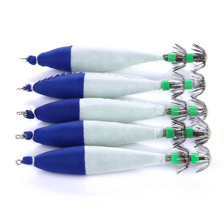 5 PCS / Bag HENGJIA SJ001 Luminous Explosion Squid Hook Deep Sea Fishing Fake Bait, SJ001 (5), SJ001 (1), SJ001 (2), SJ001 (3), SJ001 (4)