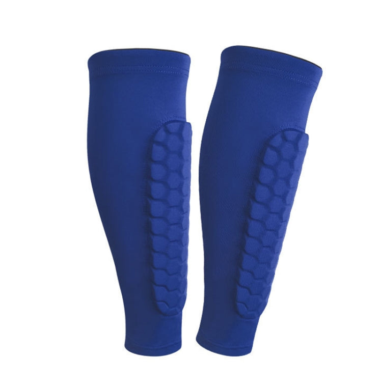 Sports Outdoor Basketball Ride Honeycomb Anti -Collision Leg Protection, M (Black), L (Black）, XL (Black）, M (Red), L (Red), XL (Red), M( Blue), L (Blue), XL (Blue), M (Fluorescent Green ), L (Fluorescent Green ), XL(Fluorescent Green ), M (Orange )