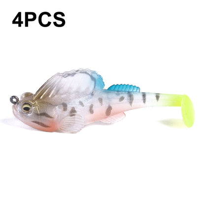 4 PCS HENGJIA SO062 Defense Bottom Tail 14g Jumping Fish Luya Soft Bait, SO062 5, SO062 6, SO062 7, SO062 8, SO062 9, SO062 10, SO062 1, SO062 2, SO062 3, SO062 4