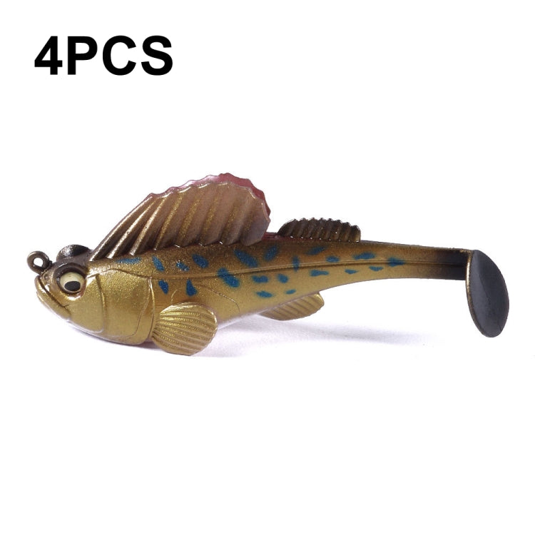 4 PCS HENGJIA SO062 Defense Bottom Tail 14g Jumping Fish Luya Soft Bait, SO062 5, SO062 6, SO062 7, SO062 8, SO062 9, SO062 10, SO062 1, SO062 2, SO062 3, SO062 4