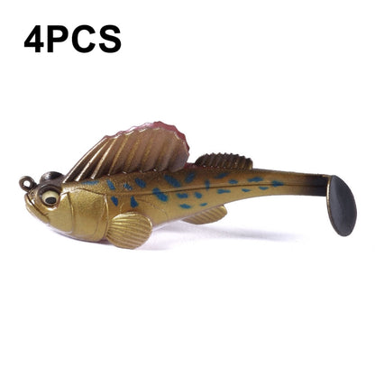 4 PCS HENGJIA SO062 Defense Bottom Tail 14g Jumping Fish Luya Soft Bait, SO062 5, SO062 6, SO062 7, SO062 8, SO062 9, SO062 10, SO062 1, SO062 2, SO062 3, SO062 4