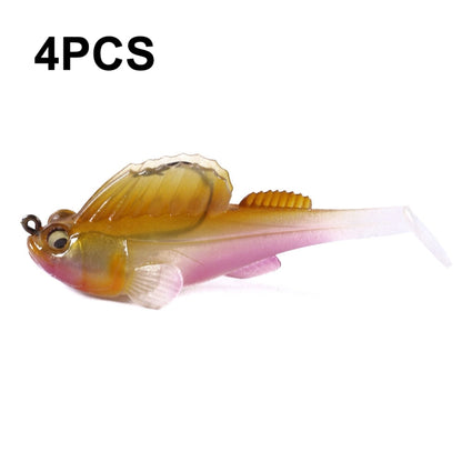 4 PCS HENGJIA SO062 Defense Bottom Tail 14g Jumping Fish Luya Soft Bait, SO062 3, SO062 4, SO062 5, SO062 6, SO062 7, SO062 8, SO062 9, SO062 10, SO062 1, SO062 2