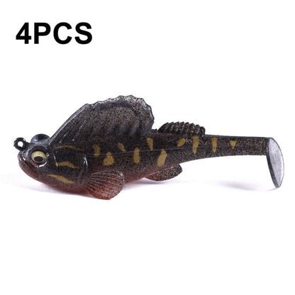 4 PCS HENGJIA SO062 Defense Bottom Tail 14g Jumping Fish Luya Soft Bait, SO062 5, SO062 6, SO062 7, SO062 8, SO062 9, SO062 10, SO062 1, SO062 2, SO062 3, SO062 4