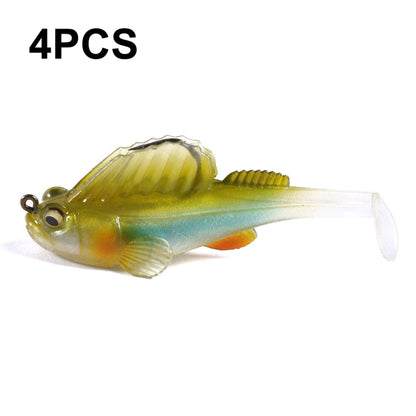 4 PCS HENGJIA SO062 Defense Bottom Tail 14g Jumping Fish Luya Soft Bait, SO062 5, SO062 6, SO062 7, SO062 8, SO062 9, SO062 10, SO062 1, SO062 2, SO062 3, SO062 4
