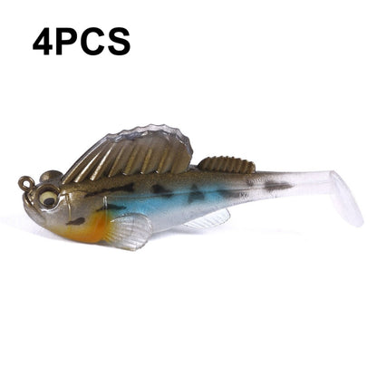 4 PCS HENGJIA SO062 Defense Bottom Tail 14g Jumping Fish Luya Soft Bait, SO062 5, SO062 6, SO062 7, SO062 8, SO062 9, SO062 10, SO062 1, SO062 2, SO062 3, SO062 4