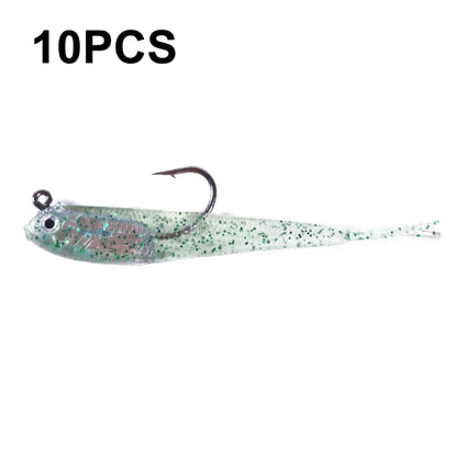 10 PCS HENGJIA 7cm 5g Fork Tail Pack Fish Sea Fishing Tools Luya Bait, 7cm 5g 1, 7cm 5g 2, 7cm 5g 3, 7cm 5g 4, 7cm 5g 5