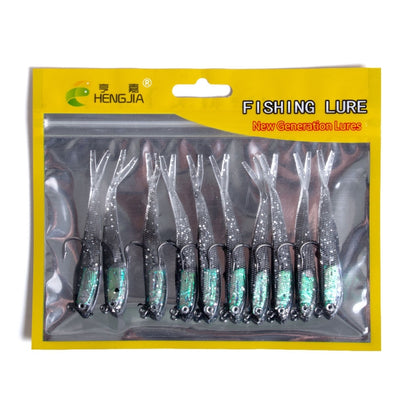 10 PCS HENGJIA 7cm 5g Fork Tail Pack Fish Sea Fishing Tools Luya Bait, 7cm 5g 3, 7cm 5g 4, 7cm 5g 5, 7cm 5g 1, 7cm 5g 2