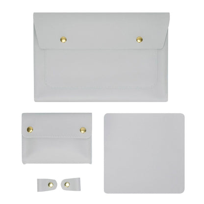 S178 3 In 1 Leather Waterproof Laptop Liner Bag, 13 inches, 14 inches, 15 inches