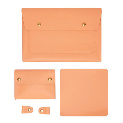 S178 3 In 1 Leather Waterproof Laptop Liner Bag, 13 inches, 14 inches, 15 inches