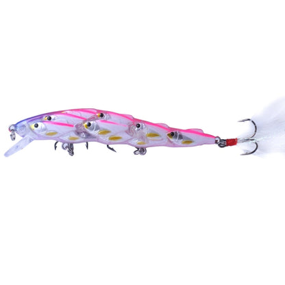 HENGJIA MI113 11.5cm 15.7g Sea Fishing Crank Lure Swing With Feather Hook, MI113 C, MI113 D, MI113 E, MI113 A, MI113 B