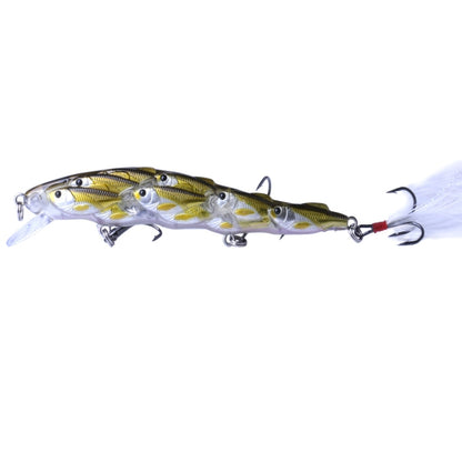 HENGJIA MI113 11.5cm 15.7g Sea Fishing Crank Lure Swing With Feather Hook, MI113 C, MI113 D, MI113 E, MI113 A, MI113 B