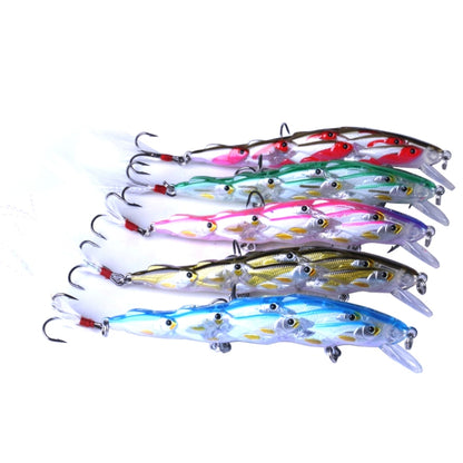 HENGJIA MI113 11.5cm 15.7g Sea Fishing Crank Lure Swing With Feather Hook, MI113 C, MI113 D, MI113 E, MI113 A, MI113 B