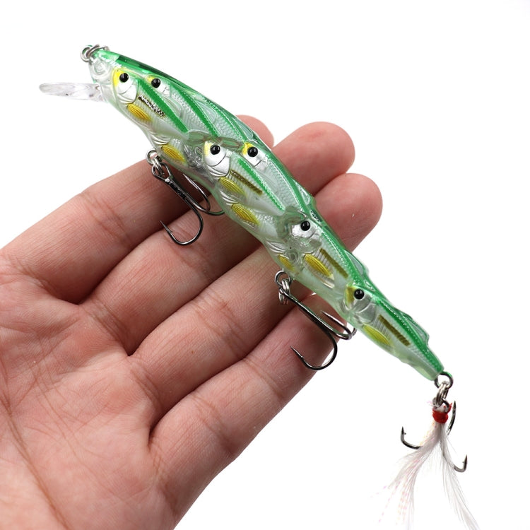 HENGJIA MI113 11.5cm 15.7g Sea Fishing Crank Lure Swing With Feather Hook, MI113 C, MI113 D, MI113 E, MI113 A, MI113 B