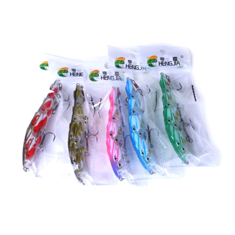HENGJIA MI113 11.5cm 15.7g Sea Fishing Crank Lure Swing With Feather Hook, MI113 A, MI113 B, MI113 C, MI113 D, MI113 E