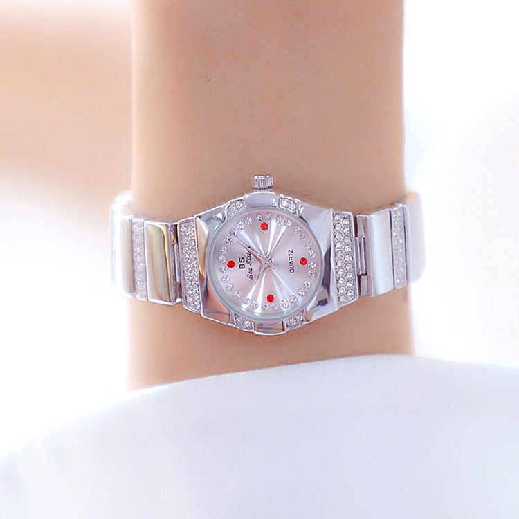 BS Bee Sister  FA1647 Classic Ladies Watch Diamond Wrist Watch, Silver Black, Silver White, Golden Black, Golden Green, Golden White