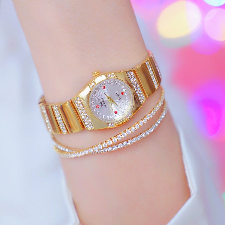 BS Bee Sister  FA1647 Classic Ladies Watch Diamond Wrist Watch, Silver Black, Silver White, Golden Black, Golden Green, Golden White