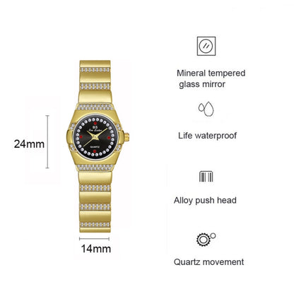 BS Bee Sister  FA1647 Classic Ladies Watch Diamond Wrist Watch, Silver Black, Silver White, Golden Black, Golden Green, Golden White