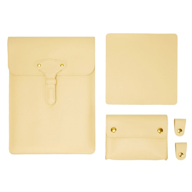 S177 3 In 1 Leather Waterproof Laptop Liner Bags, 13 inches, 14 inches, 15 inches