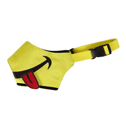 Cartoon Dog Mouth Cover Anti-Bite Nylon Dog Mask, Size:, S, M, L, XL
