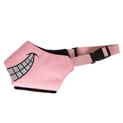Cartoon Dog Mouth Cover Anti-Bite Nylon Dog Mask, Size:, S, M, L, XL