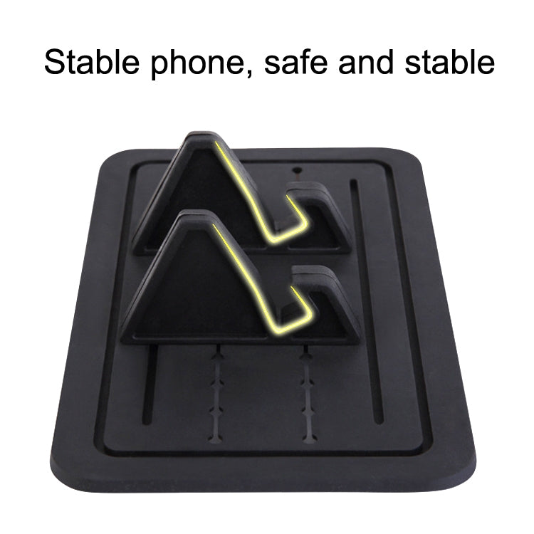 G01 Car Phone Holder Silicone Pad Center Console Tablet Holder, G01