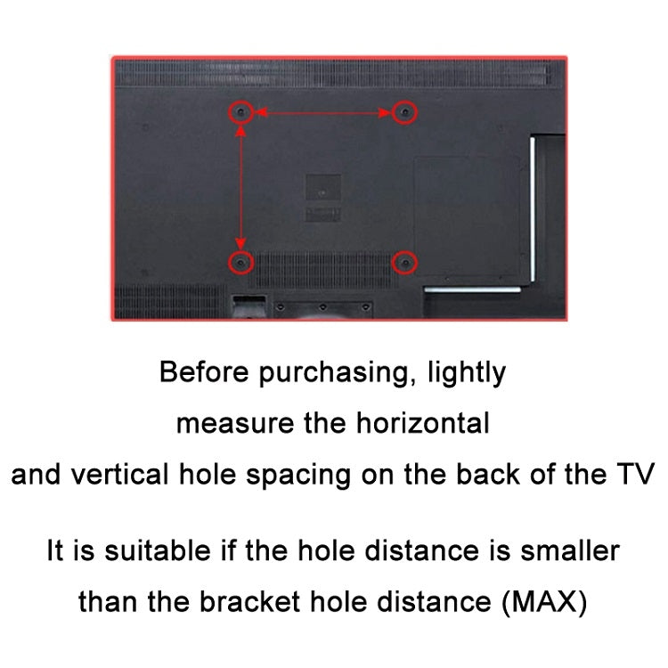 Telescopic Rotation Adjustable Tilt TV LCD Screen Wall Bracket, Model: CP502 (32-65 inches), CP502 (32-65 inches)