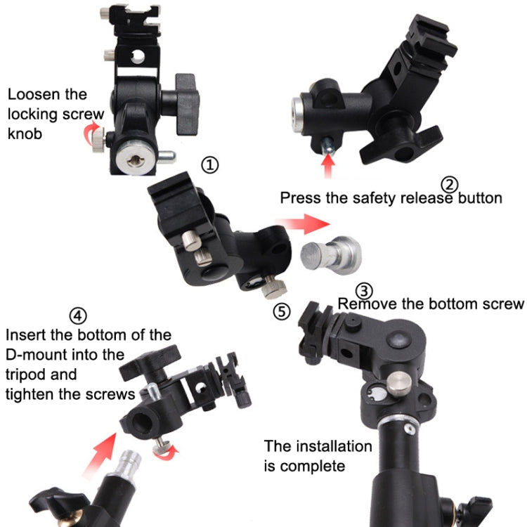 Top Flash Mount D -Shaped Lighting Light Rack, D-bracket