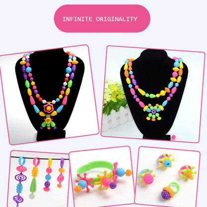 About 550pcs/box Beads Children Educational Toys DIY Handmade Beads