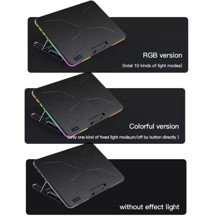 CoolCold F5  Laptop Radiator Bracket Office Desk Adjustable Laptop Cooler,Style:, Fantasy Edition