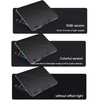 CoolCold F5  Laptop Radiator Bracket Office Desk Adjustable Laptop Cooler,Style:, Fantasy Edition