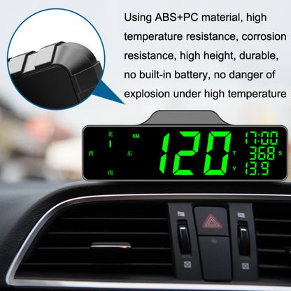 Car HUD Car Head-up Display Compass Multifunction GPS Speedometer, 8.0 Inch Screen, 9.0 Inch Screen